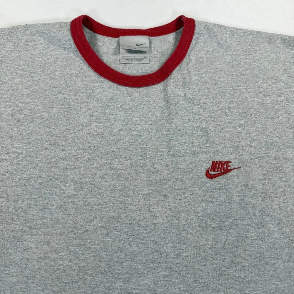 Nike NCAA 2005 Outdoor Track Field Championships Sacramento CA Ringer Tee L